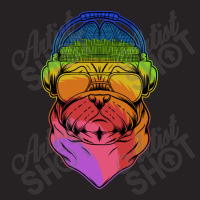 Pug Dog Headphone Colorful Vintage Cap | Artistshot