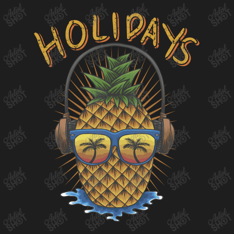 Pineapple Headphone Illustration Classic T-shirt by andypp | Artistshot