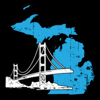 Great Lakes Shaped Men Women Summer Michigan Mackinac Bridge Pullover Youth Hoodie | Artistshot