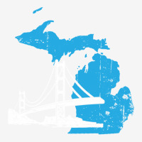 Great Lakes Shaped Men Women Summer Michigan Mackinac Bridge Pullover Youth 3/4 Sleeve | Artistshot