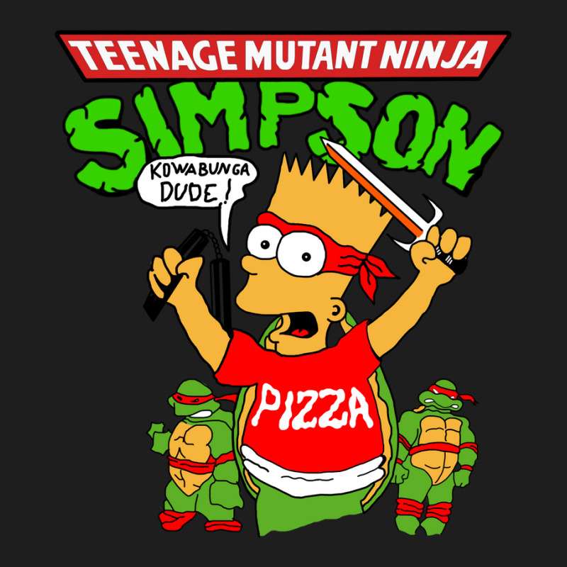 Vintage Bart Simpson Ninja Turtles Shirt - Vintagenclassic Tee