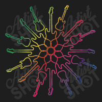 Colored Kaleidoscope Pattern Electric Guitar Gift Classic T-shirt | Artistshot