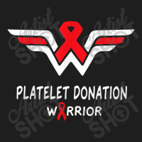 Platelet Donation Awareness Warrior Support Red Ribbon Gifts Classic T-shirt | Artistshot