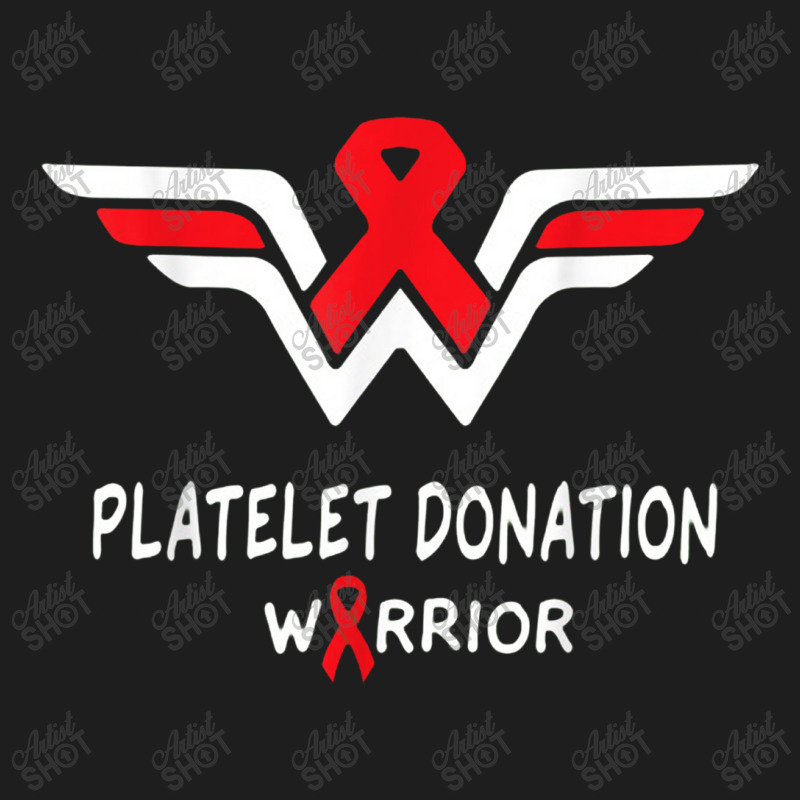 Platelet Donation Awareness Warrior Support Red Ribbon Gifts Classic T-shirt by dwindupadi | Artistshot