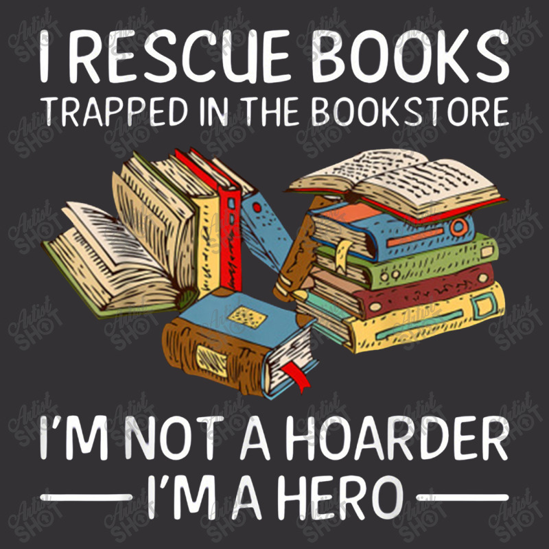 I Rescue Books Trapped In The Bookstore Vintage Short | Artistshot