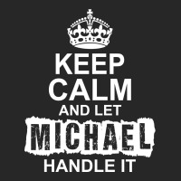 Keep Calm And Let Michael Handle It Men's T-shirt Pajama Set | Artistshot