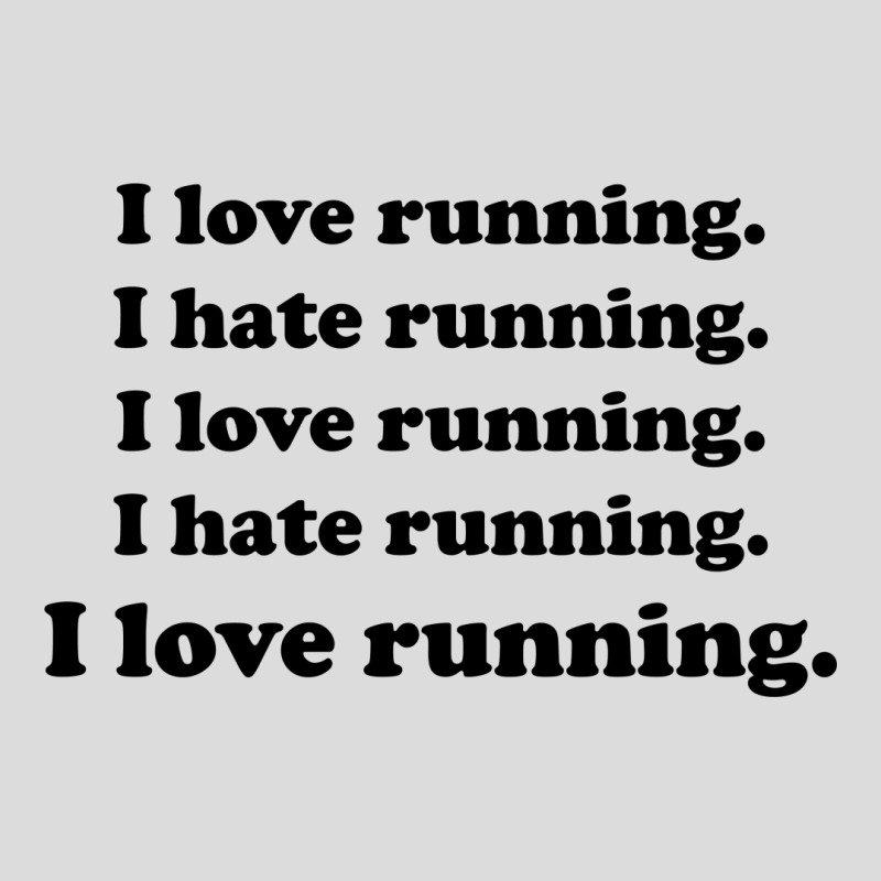 I Love Running I Hate Running Men's Polo Shirt | Artistshot