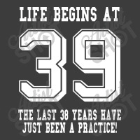 39th Birthday Life Begins At 39 White Men's Polo Shirt | Artistshot