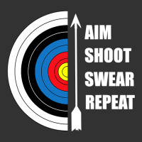 Archery Aim Shoot Swear Repeat Target Arrow Funny T Shirt Baby Bodysuit | Artistshot