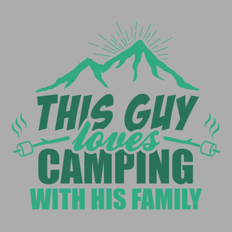 This Guy Loves Camping With His Family Men's T-shirt Pajama Set | Artistshot