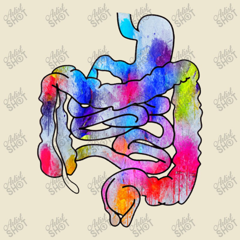 Digestive Digestive System Gastrointestinal Tract Watercolor Art Gifts Cropped Hoodie by matiroso | Artistshot