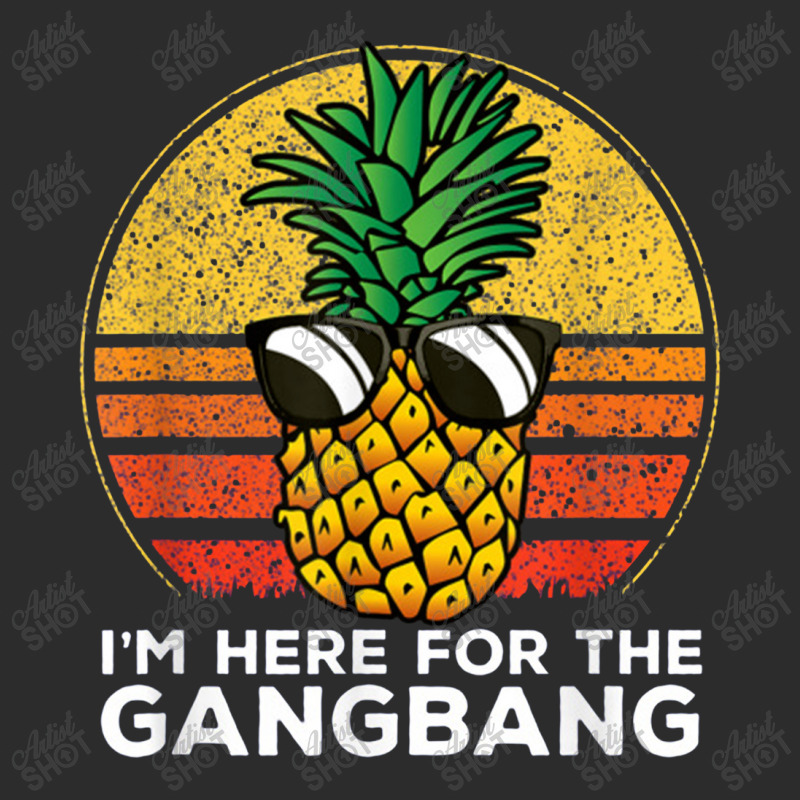 I'm Here For The Gangbang Upside Down Pineapple Swingerswinger Exclusive T-shirt | Artistshot