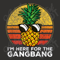 I'm Here For The Gangbang Upside Down Pineapple Swingerswinger Champion Hoodie | Artistshot