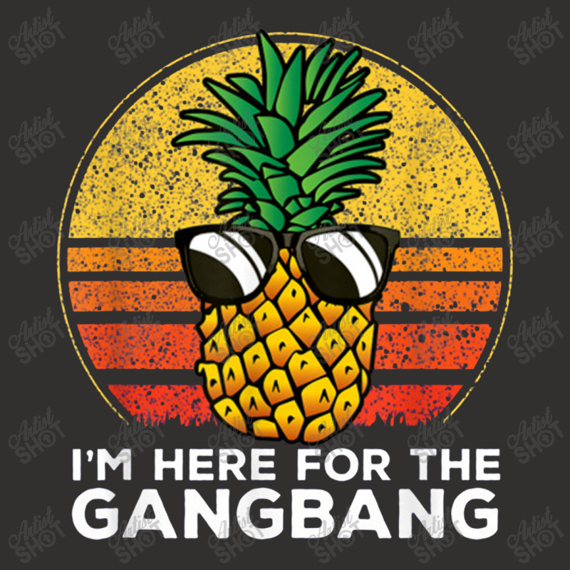 I'm Here For The Gangbang Upside Down Pineapple Swingerswinger Champion Hoodie | Artistshot