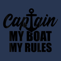 Captain My Boat My Rules Capacity T Shirt Ladies Denim Jacket | Artistshot