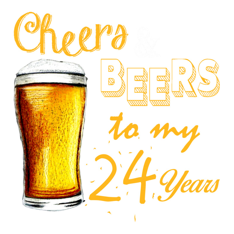 Cheers And Beers To  My 24 Years Men's T-shirt Pajama Set | Artistshot