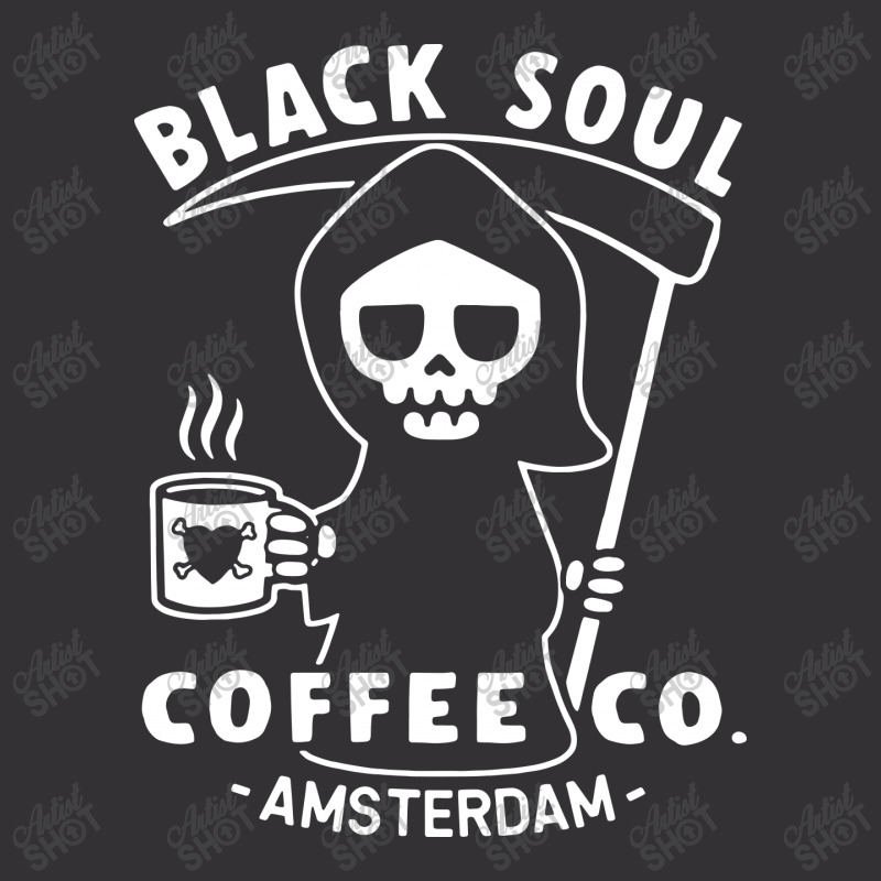 Funny Coffee T Shirt Amsterdam T Shirt Black Soul Coffee Cafe Grim Rea Vintage Hoodie by Larise_Store | Artistshot