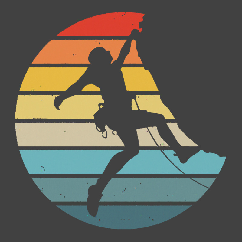 Bouldering T  Shirt Bouldering Silhouette On A Distressed Retro Sunset Vintage T-shirt | Artistshot