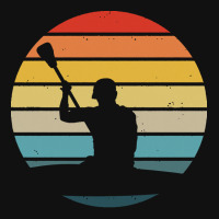 Canoe T  Shirt Canoeing Silhouette On A Distressed Retro Sunset Produc Shield Patch | Artistshot