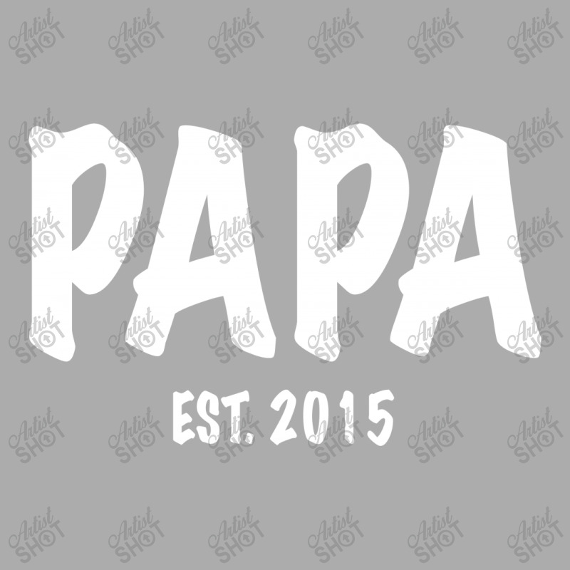 Papa Est. 2015 W Men's T-shirt Pajama Set | Artistshot