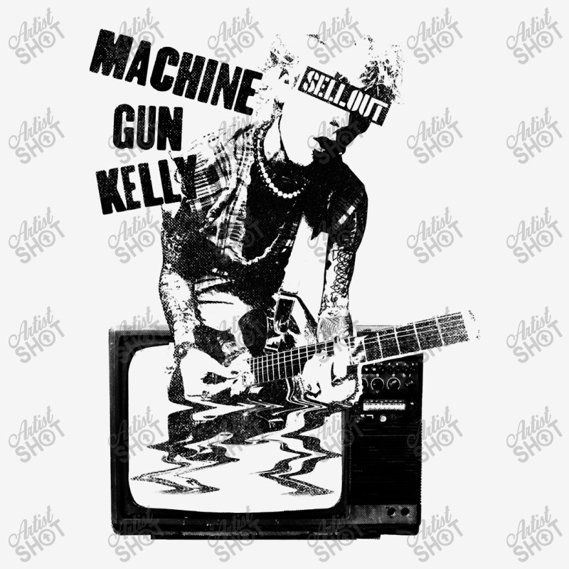 Machine Gun Kel.ly   Tv Warp Motorcycle License Plate | Artistshot