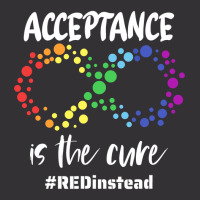 Autism Awareness Wear Red Instead In April 2021 Redinstead T Shirt Vintage Short | Artistshot