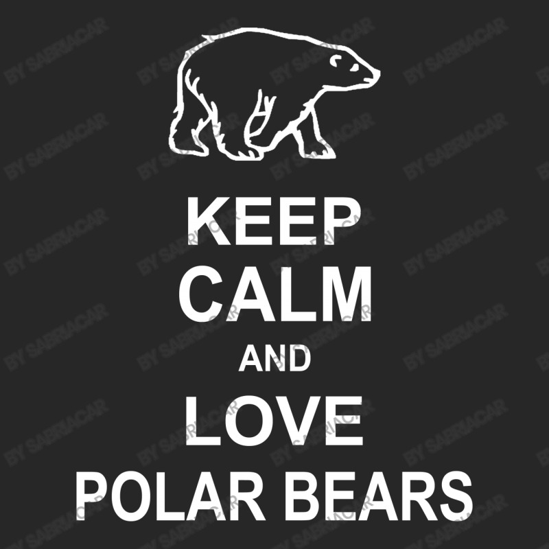 Keep Calm And Love Polar Bears Men's T-shirt Pajama Set | Artistshot