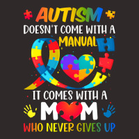 Autism Mom Doesn't Come With A Manual Women Autism Awareness T Shirt Racerback Tank | Artistshot