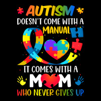 Autism Mom Doesn't Come With A Manual Women Autism Awareness T Shirt Cropped Sweater | Artistshot