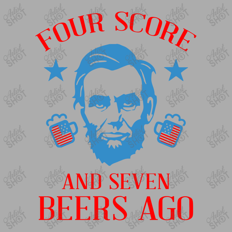 4th Of July Four Score And Seven Beers Ago Men's T-shirt Pajama Set | Artistshot