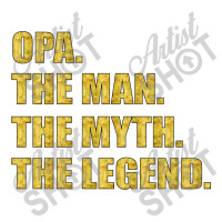 Opa The Man The Myth The Legend Men's T-shirt Pajama Set | Artistshot