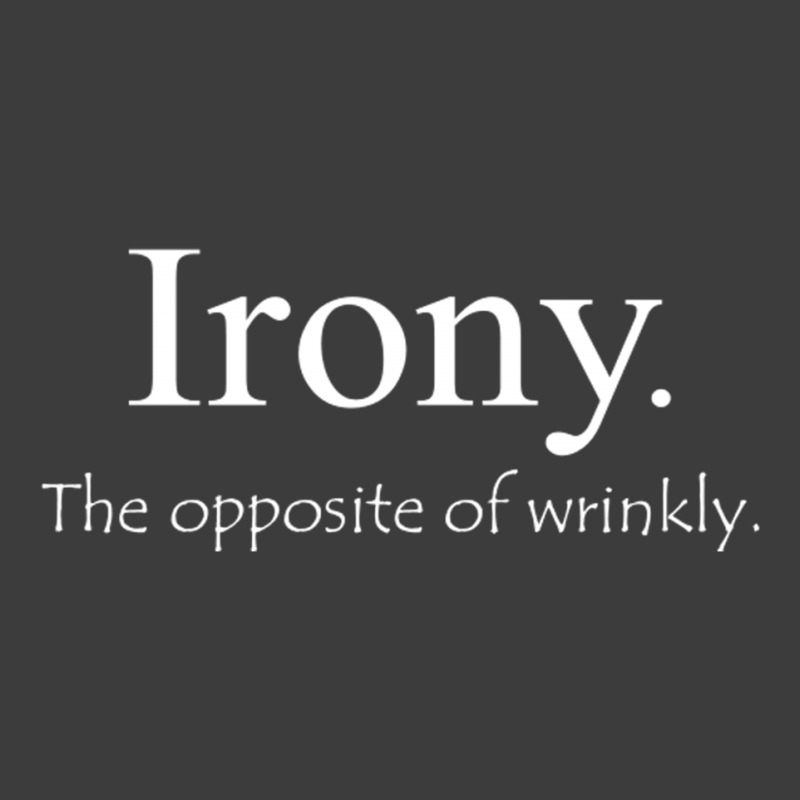 Irony The Opposite Of Wrinkly Men's Polo Shirt | Artistshot