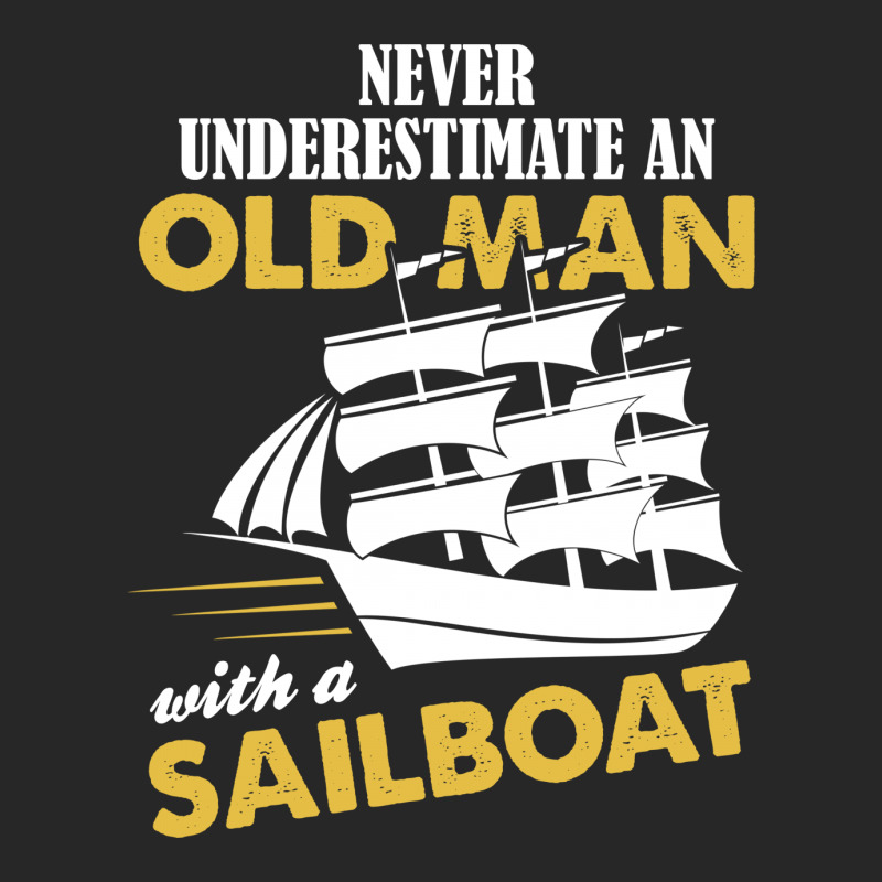 Never Underestimate An Old Man With A Sailboat Men's T-shirt Pajama Set | Artistshot