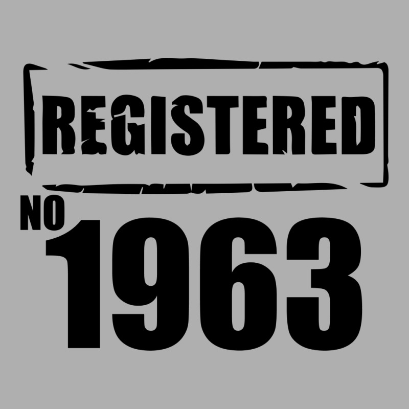 Registered No 1963 Exclusive T-shirt | Artistshot