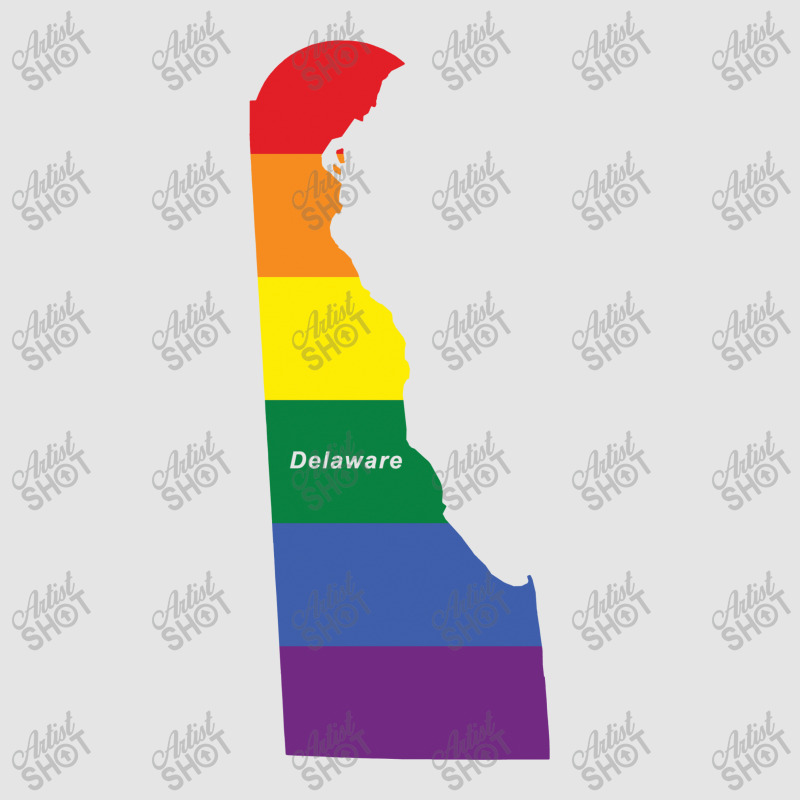 Delaware Rainbow Flag Exclusive T-shirt | Artistshot