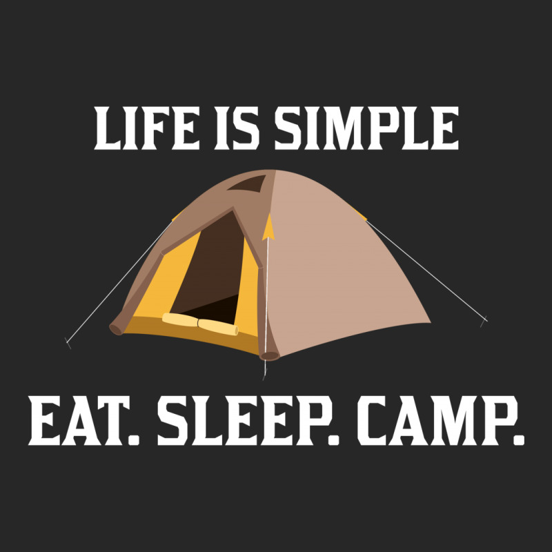 Life Is Simple Eat Sleep Camp Men's T-shirt Pajama Set | Artistshot