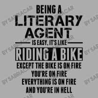 Being A Literary Agent Is Like Riding A Bike Men's T-shirt Pajama Set | Artistshot