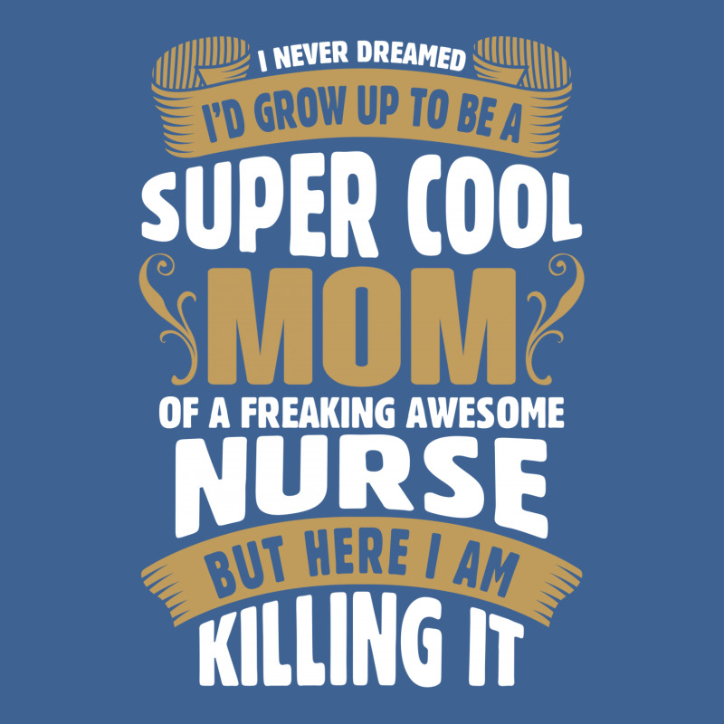 Super Cool Mom Of A Freaking Awesome Nurse Men's Polo Shirt | Artistshot