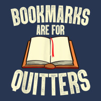 Funny Bookmarks Are For Quitters Reading Librarian Men Women T Shirt Ladies Denim Jacket | Artistshot