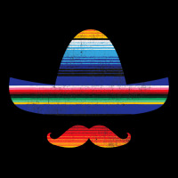 Cinco De Mayo Serape Blanket Inspired Sombrero Mustache T Shirt Fleece Short | Artistshot