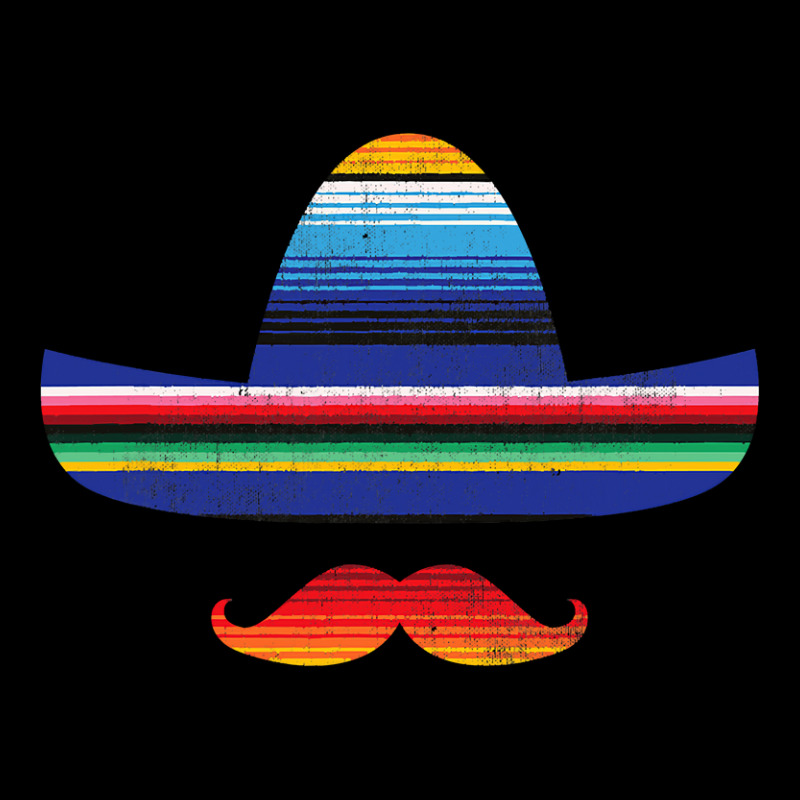 Cinco De Mayo Serape Blanket Inspired Sombrero Mustache T Shirt Fleece Short by HUUY | Artistshot