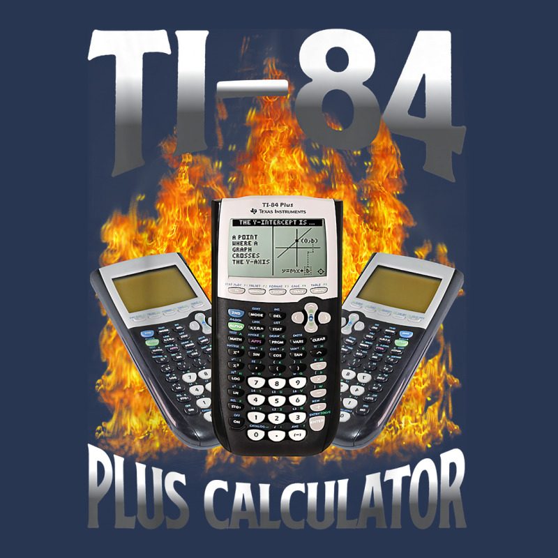 Ti 84 Plus Calculator Funny Math Teacher T Shirt Men Denim Jacket by erinlorrai | Artistshot