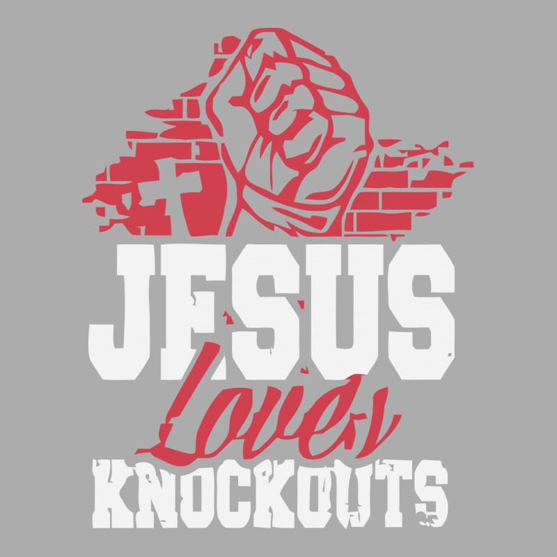 Jesus Loves Knockouts Men's T-shirt Pajama Set | Artistshot