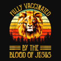 Jesus Christ Christian Jesus Fully Vaccinated By The Blood Of Jesus Li Crop Top | Artistshot