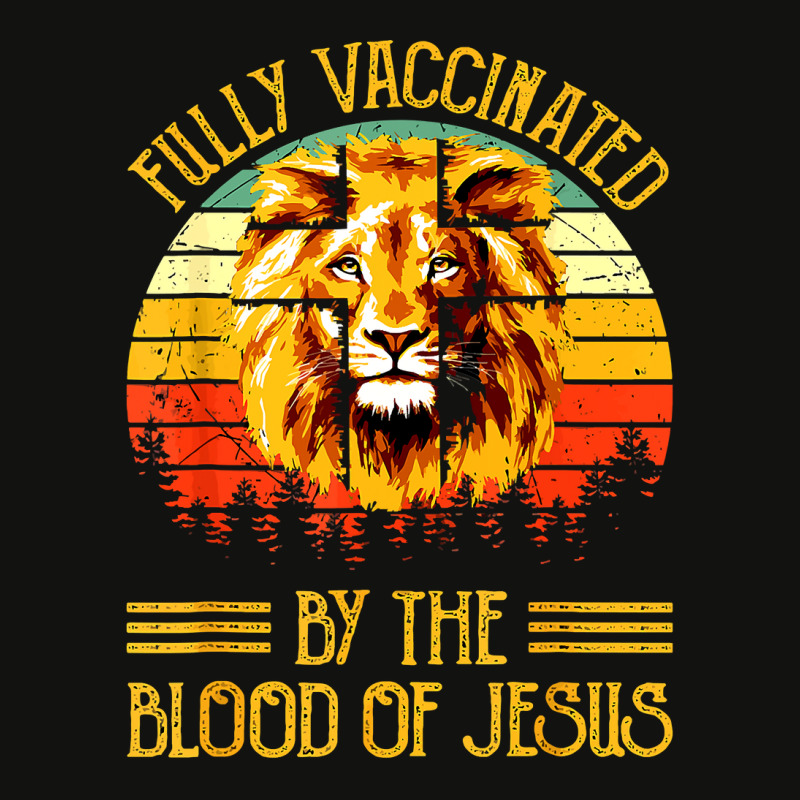 Jesus Christ Christian Jesus Fully Vaccinated By The Blood Of Jesus Li Scorecard Crop Tee by stress | Artistshot