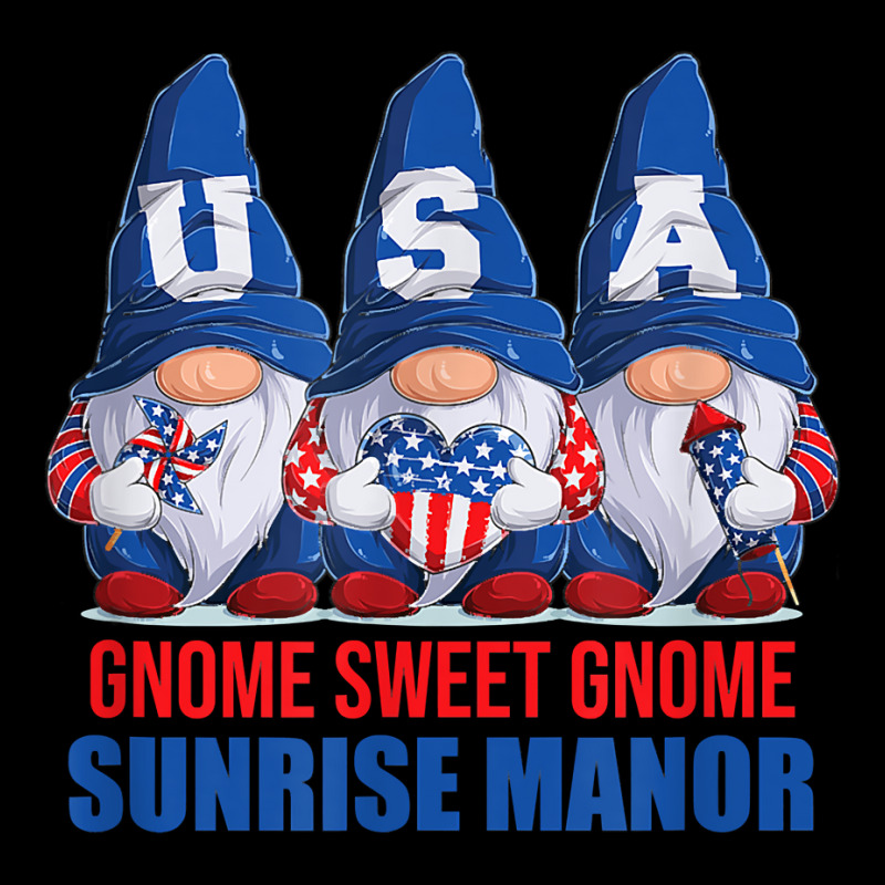 Sunrise Manor Nevada Gnome Sweet Gnome American Flag Gnomes T Shirt Adjustable Cap by gillanbepicaia | Artistshot