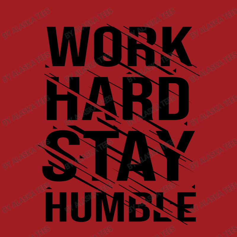 Work Hard Stay Humble Typography Waist Apron | Artistshot