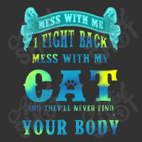 I Fight Back Mess With My Cat Baby Bodysuit | Artistshot