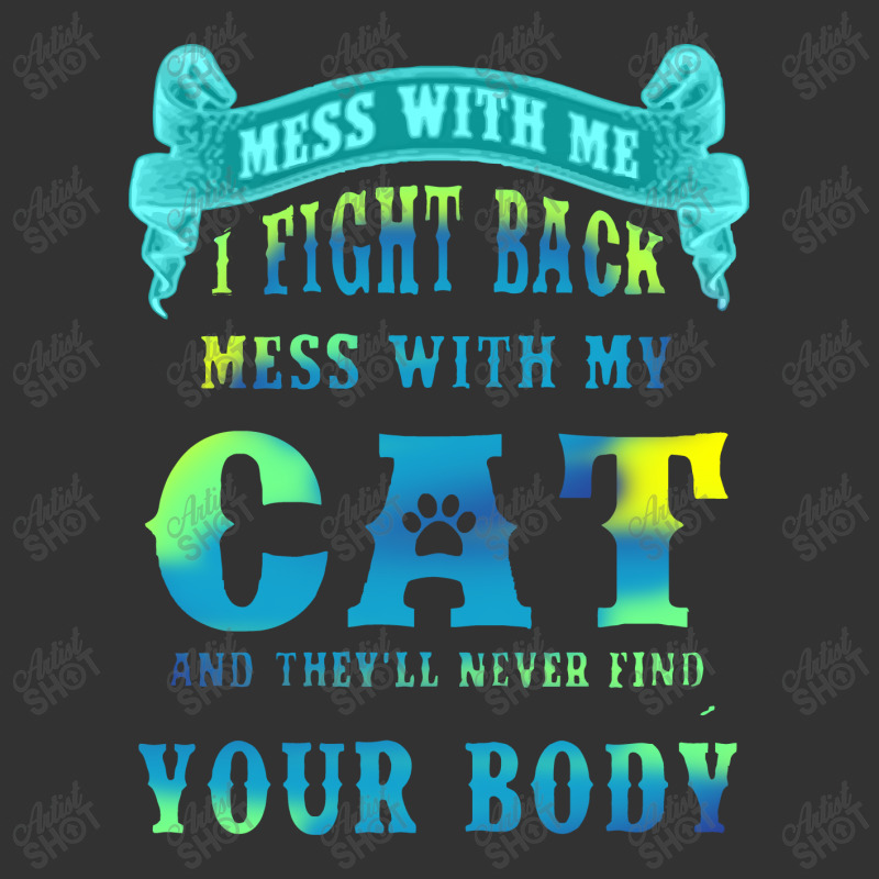 I Fight Back Mess With My Cat Baby Bodysuit by abshato | Artistshot