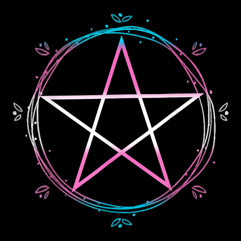 Transgender Pentagram Wiccan Pagan Trans Pride Flag Boho T Shirt Baby Bibs by vazwttopperve | Artistshot